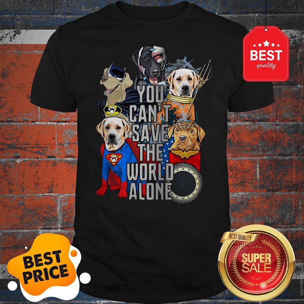 Beagle Mashup DC Characters You Can’t Save The World Alone Shirt