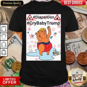 Hot Diaper Don Crybaby Trump Ugly Christmas Shirt