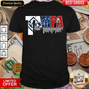Cute Tampa Tampa Bay Rays Tampa Bay Lightning Tampa Bay Buccaneers Shirt