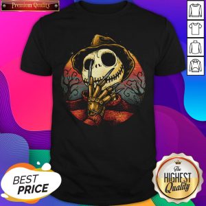 Jack Skellington Freddy Nightmare Halloween Shirt