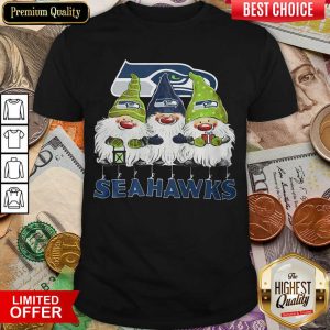 Nice Seattle Seahawks Gnomies Christmas Shirt