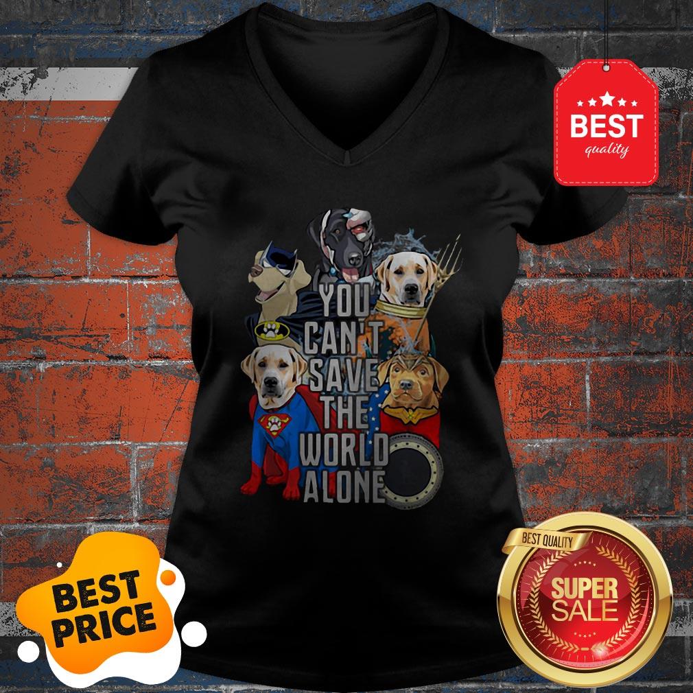 Beagle Mashup DC Characters You Can’t Save The World Alone Shirt