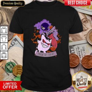 Trick Or Treat Gastly Haunter Gengar Pokemon Halloween Shirt