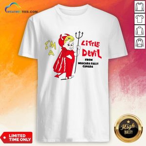 Miss I’m A Little Devil From Niagara Falls Canada Shirt