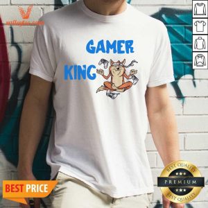 Pretty Gamer King Console Gaming PC Computer Video Games Shirt