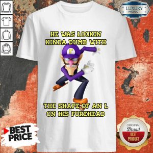 He Was Looking Kinda Dumb With The Shape Of An L On His Forehead Shirt