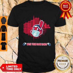 Official Wash Your Damn Hands Cleveland Indians T Shirt