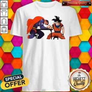 Top Superman Arm-wrestling Songoku Shirt