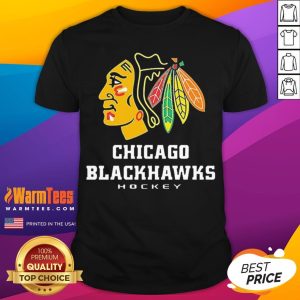 Happy Logo NHL Chicago Blackhawks Hockey Shirt