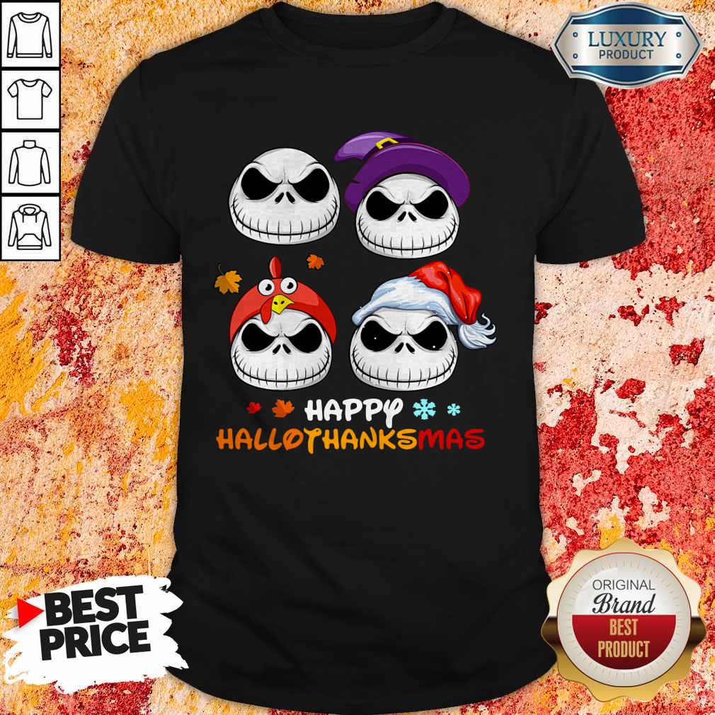 Jack Skellington Happy Hallothanksmas Shirt