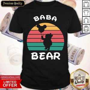 Funny Baba Bear Disney Vintage Retro Shirt