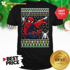Official Amazing Spiderman ugly Christmas Shirt