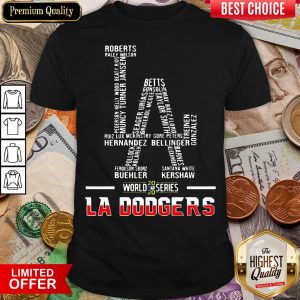 Official Los Angeles Dodgers World Series 2020 Name Player Shirt