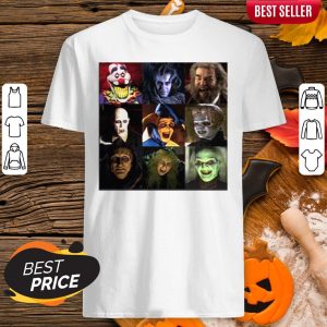 Funny Horror Characters Face Halloween Shirt