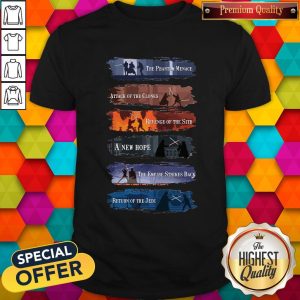Premium Star War The Phantom Menace Attack Of The Clones Revenge Of The Sith A New Hope Shirt