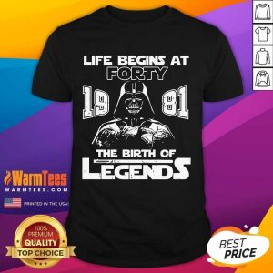 Original The Mandalorian Life Begins At Thirty 1991 The Birth Of Legend Shirt