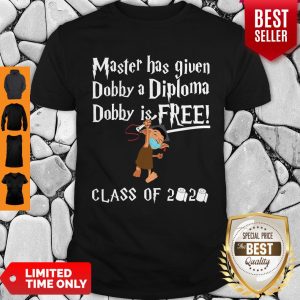 Master Has Given Dobby A Diploma Dobby Is Free Class Of 2020 Shirt