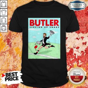 Cute Butler Serving Up Snags Shirt