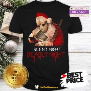 Santa Jason Voorhees Silent Night Deadly Night Christmas Cute Shirt