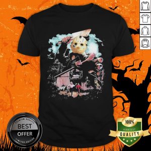 Good Halloween Jason Voorhees Holding Knife Shirt