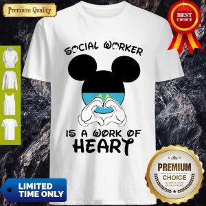Mickey Mouse Social Worker Is A Work Of Heart COVID-19 Shirt