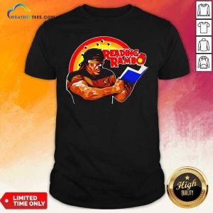 Hot Sylvester Stallone Reading Rambo Shirt