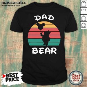 Good Dad Bear Disney Vintage Retro Shirt