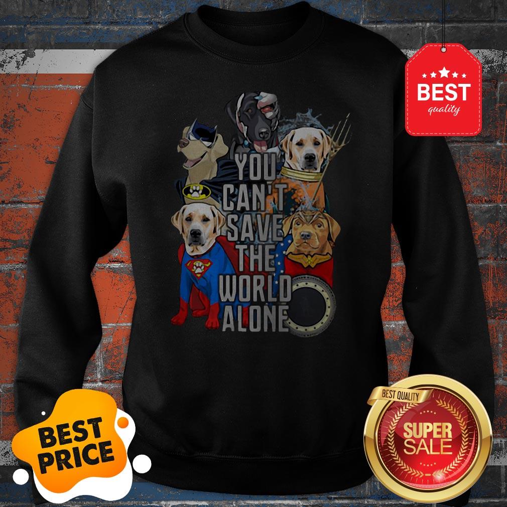 Beagle Mashup DC Characters You Can’t Save The World Alone Shirt