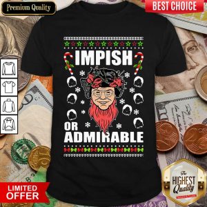 Hot Belsnickel Impish Or Admirable Ugly Christmas Shirt