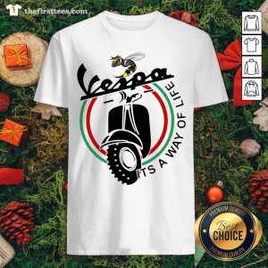 Cool Bee Vespa It’s A Way Of Life Shirt