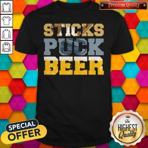 Nice Sticks Puck Beer Shirt