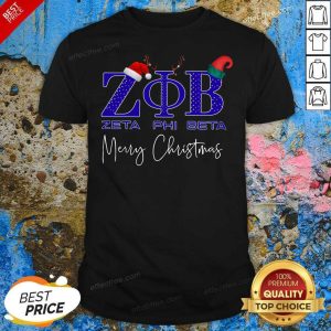 Happy Zeta Phi Beta Merry Christmas Shirt