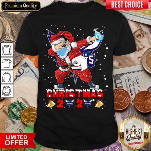 Hot Charlotte Hornets Funny Santa Claus Dabbing Christmas 2020 Shirt