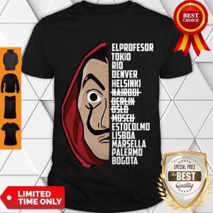 Premium El Profesor Tee Shirt Bella Ciao Shirt