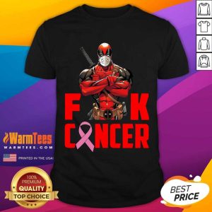 Top Deadpool Fuck Breast Cancer Shirt