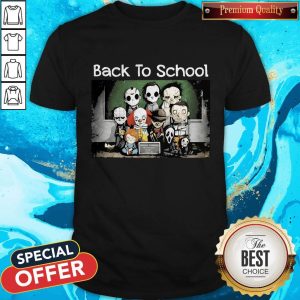 Good Horror Movie Character Back To School Shirt