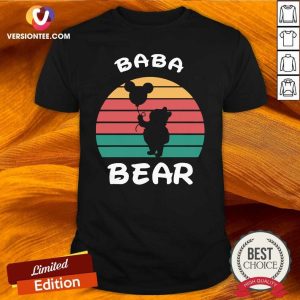 Nice Baba Bear Disney Vintage Retro Shirt