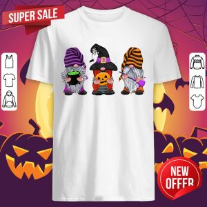 Nice Halloween Gnomes Autumn Pumpkin Fall Shirt