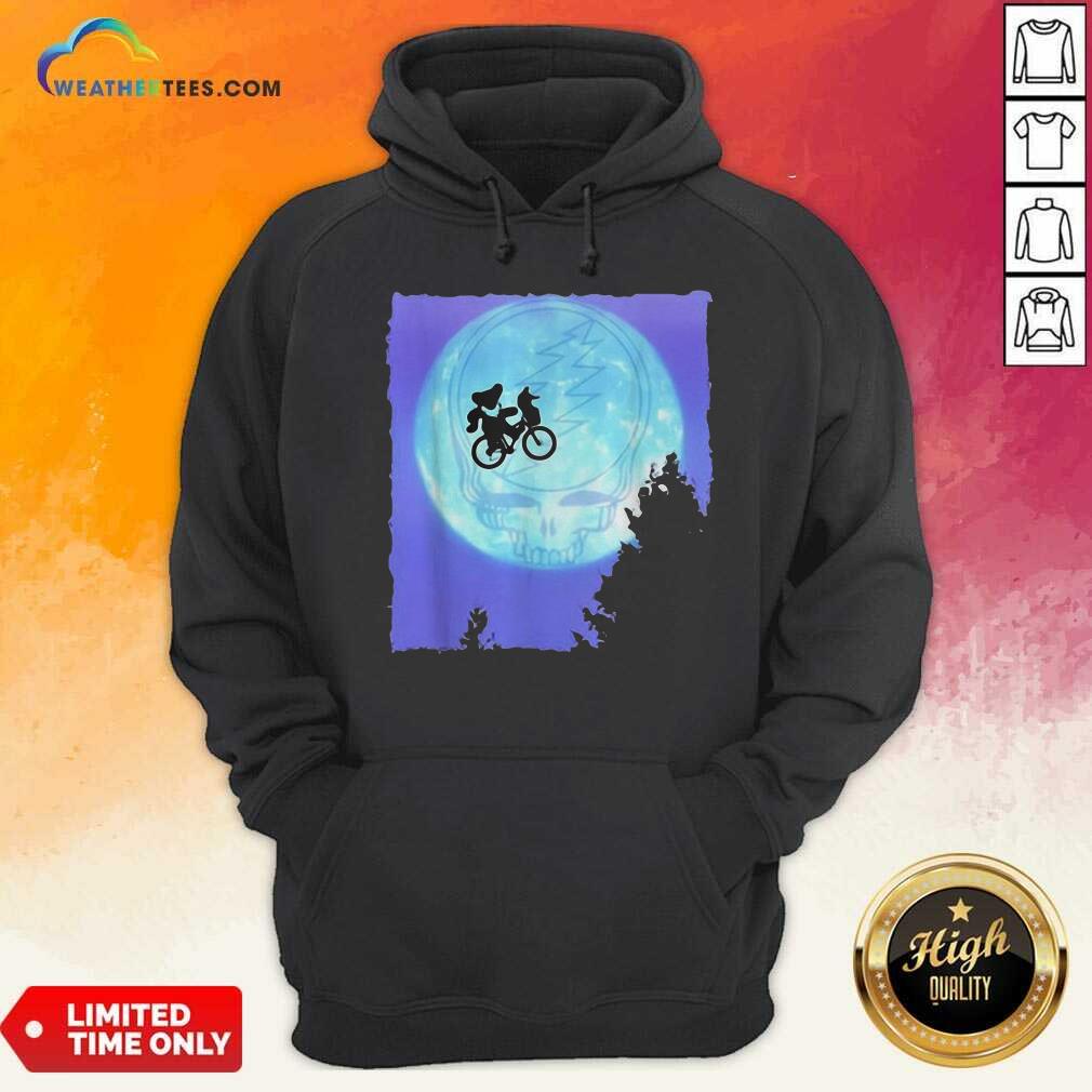 Awesome Bear Cycling The Moon Grateful Dead Shirt