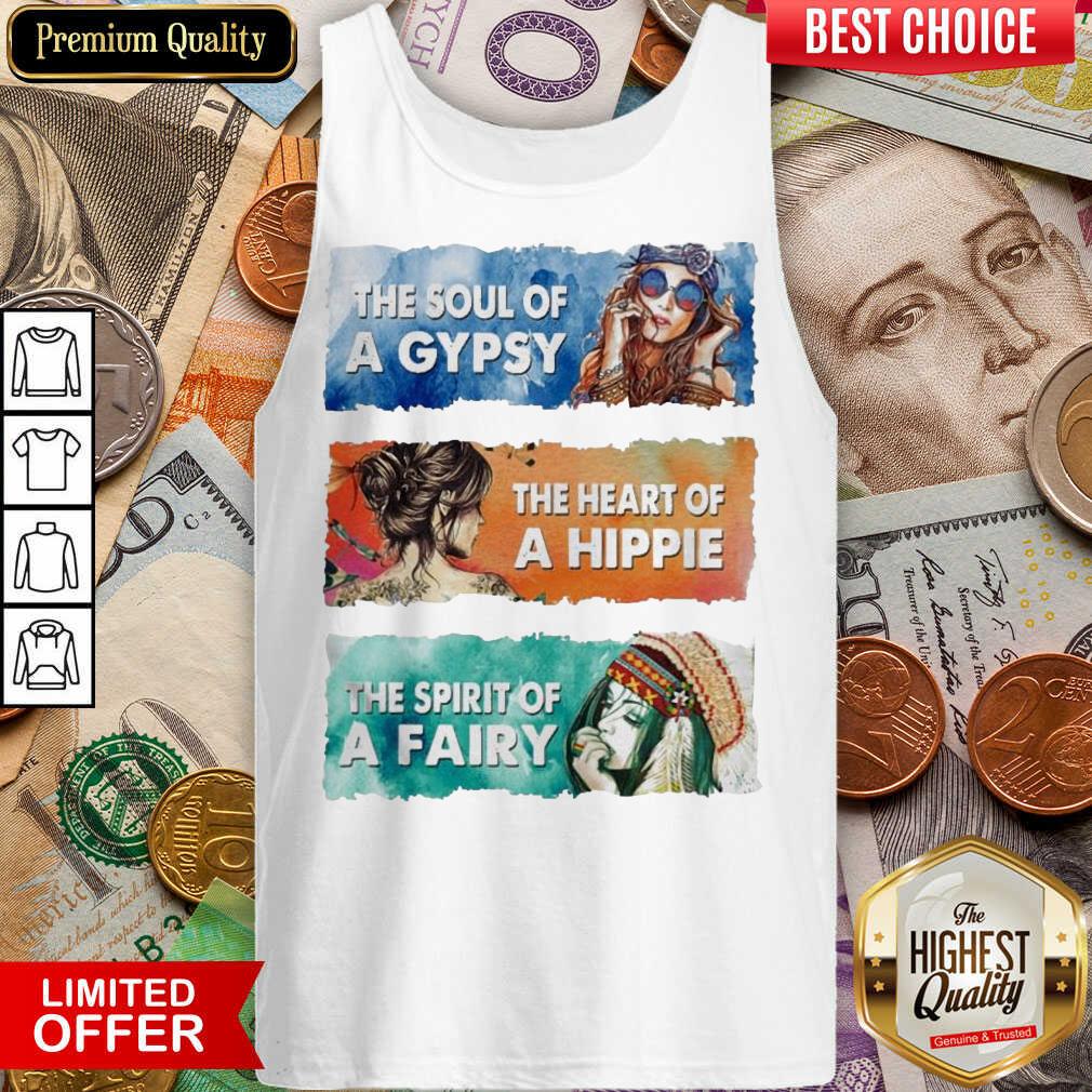 Awesome The Soul Gypsy Heart Hippie The Spirit Fairy 2 Shirt