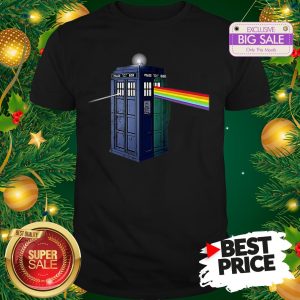 Pink Floyd Doctor Who Tardis Dark Side Of The Booth Shirt