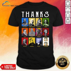 Good Thank Archimedes Fermat Lagrange Newton Pythagoras Shirt