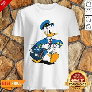 Donald Duck Mail Carrier Drawing Cartoon Shirt