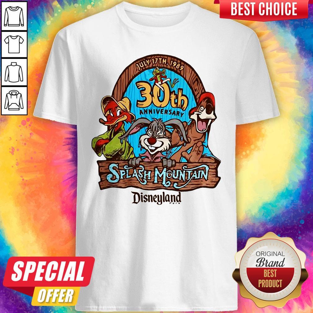 Cute 30th Anniversary Splash Mountain Disneyland Shirt