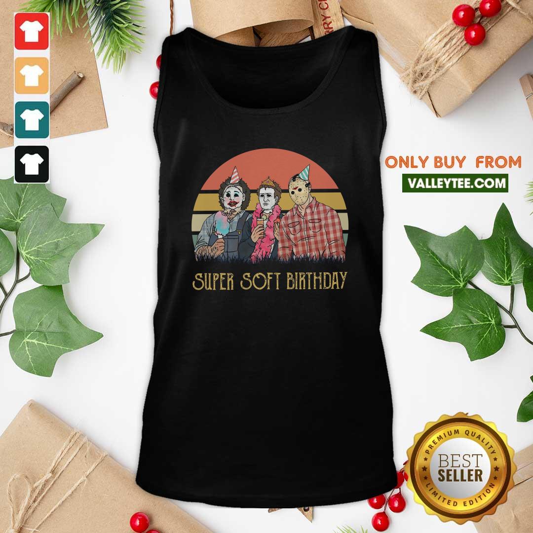 Cute Awesome Horror Movie Characters Super Soft Birthday Vintage Shirt