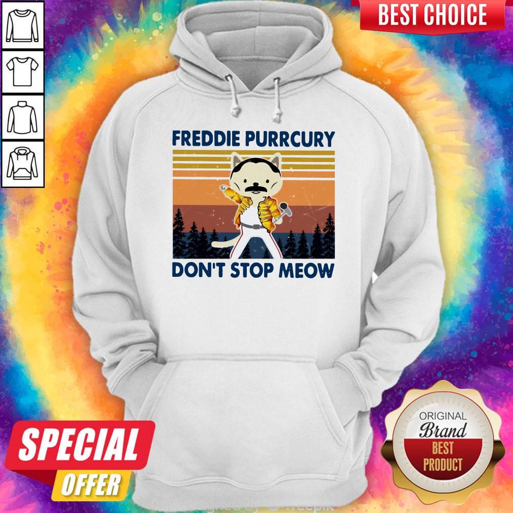 Cute Freddie Purrcury Don’t Stop Meow Vintage Shirt