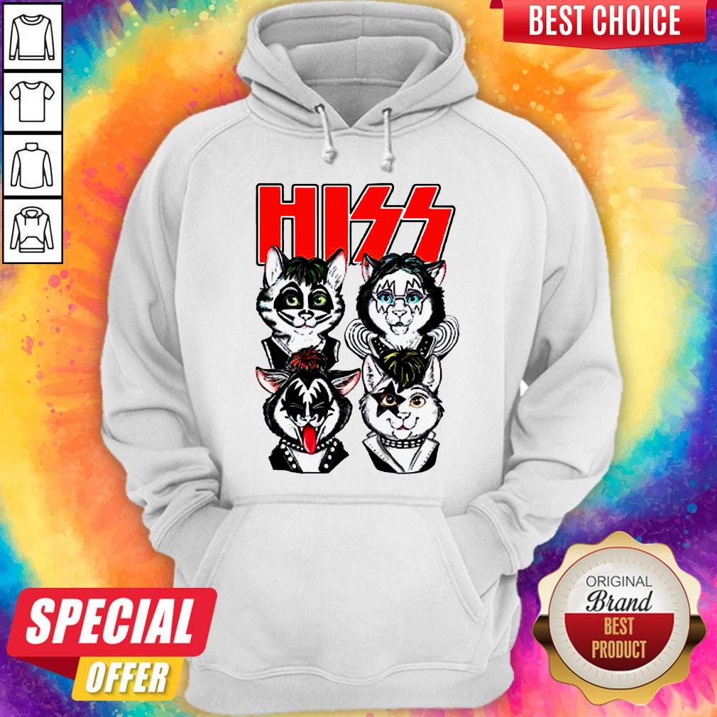 Cute Hiss Rock Band Cats Shirt