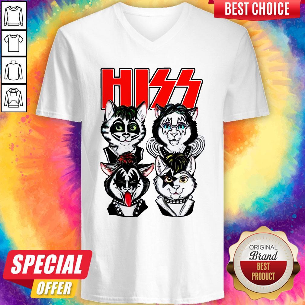 Cute Hiss Rock Band Cats Shirt