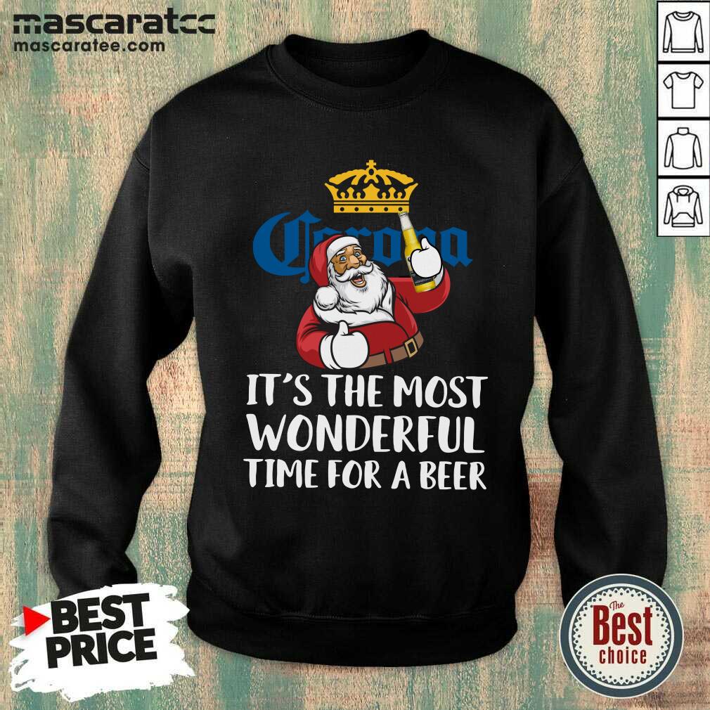 cute-santa-claus-drink-corona-extra-its-the-most-wonderful-time-for-a-beer-christmas-sweatshirt.jpg