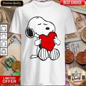 Nice Snoopy Hug Heart Valentines Day Shirt